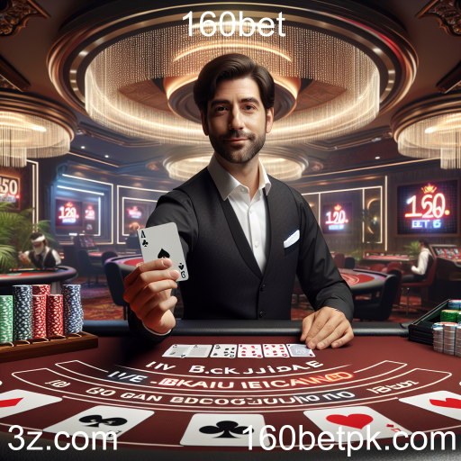 Experiência Realista com Dealer Ao Vivo no 160bet